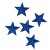 Нашивка Звезда синяя 35 mm (202776), 35х35мм
