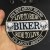 Нашивка BIKER Live To Ride (201238), 95х100мм