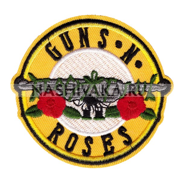 Нашивка Guns n Roses (201720), 78х82мм