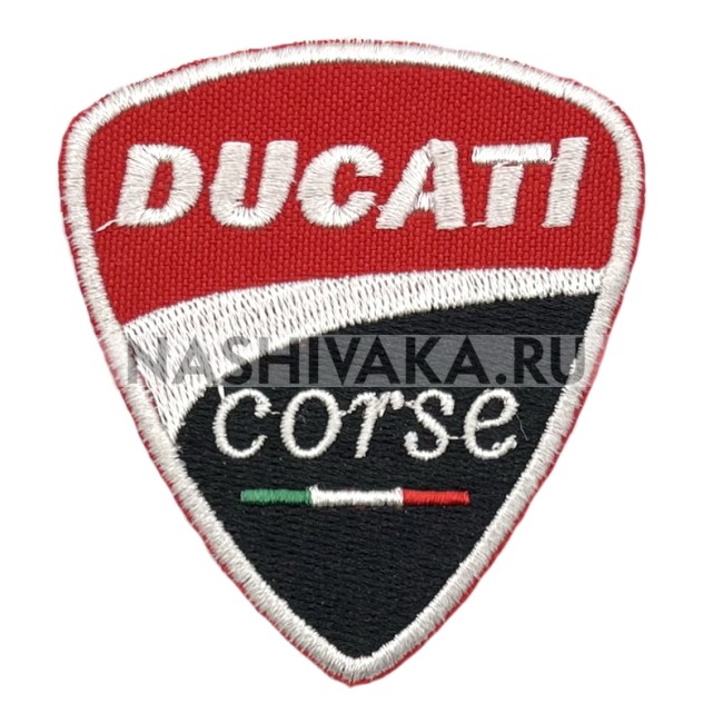 Нашивка Ducati Corse (202110), 70х63мм