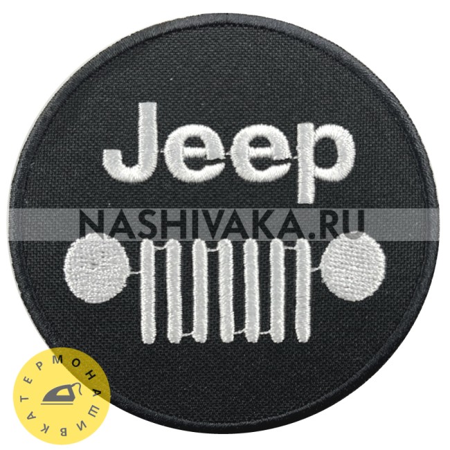 Нашивка Jeep (215495), 75х75мм