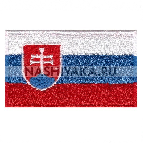 Нашивка Флаг Словакии (202113), 37х62мм