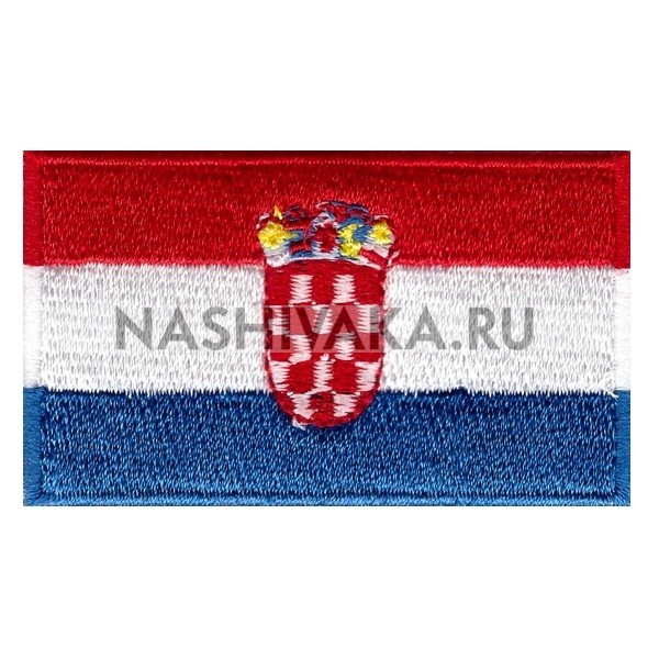 Нашивка Флаг Хорватии (202114), 37х62мм