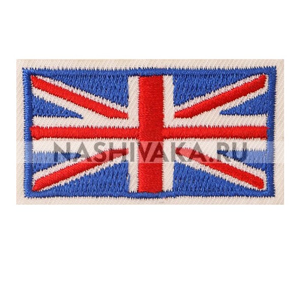 Нашивка Флаг Великобритании (202695), 30х55мм