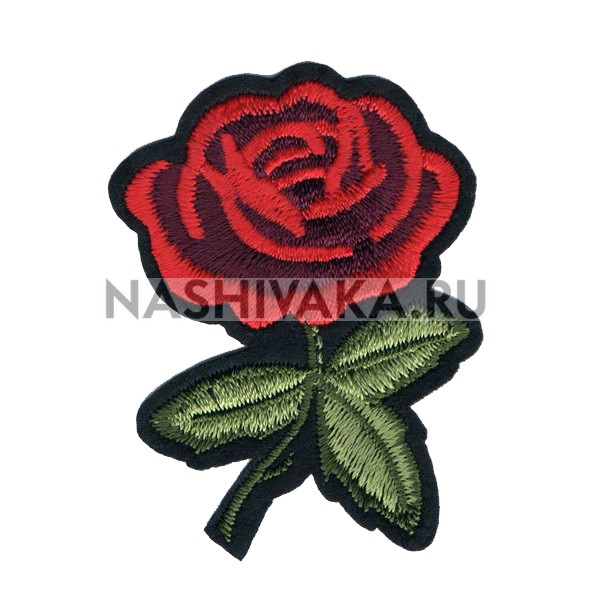 Нашивка Цветок - Роза (202698), 65х55мм