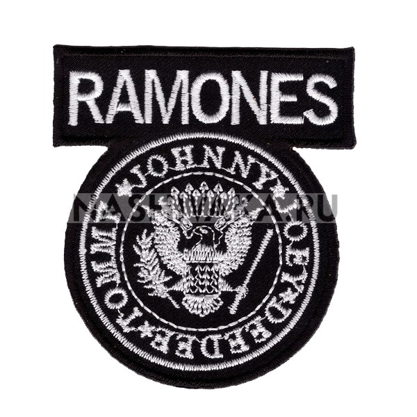 Нашивка Ramones (201452), 80х70мм