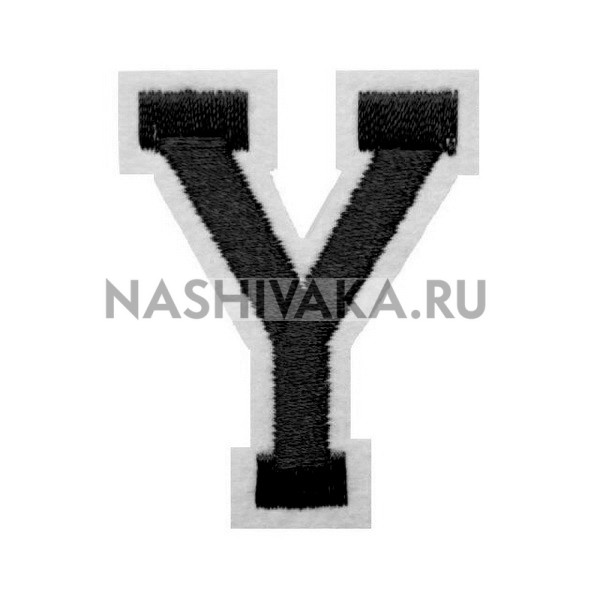 Нашивка Буква "Y" (200220), 50х40мм