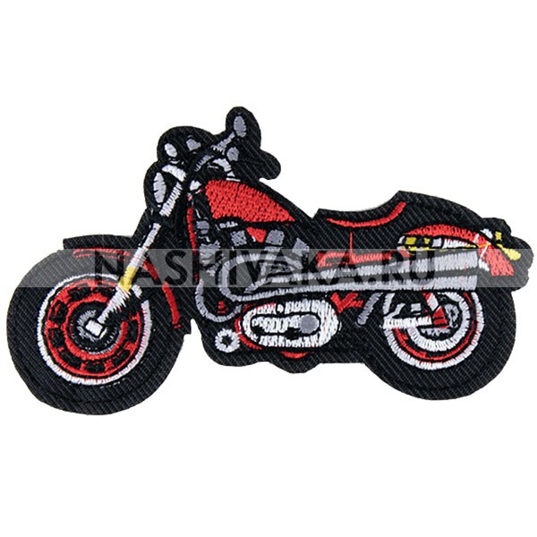 Нашивка Мотоцикл (200320), 55х100мм