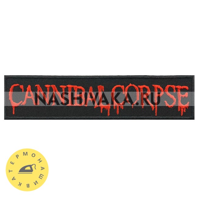 Нашивка Cannibal Corpse (215496), 32х137мм