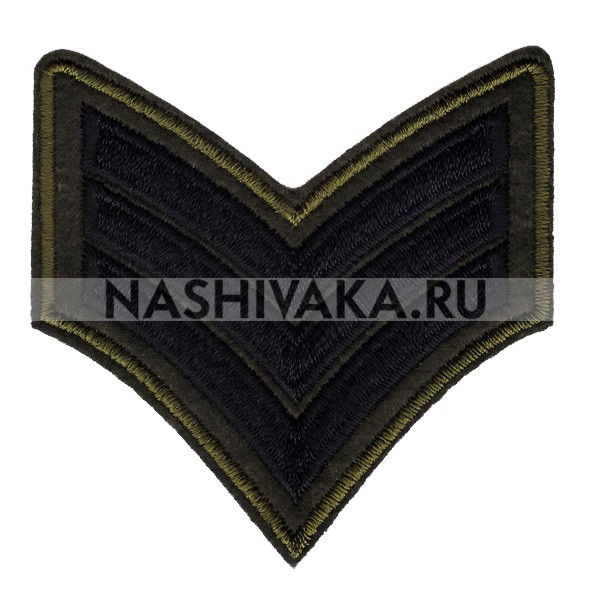 Нашивка Знак отличия ВС (200225), 70х65мм
