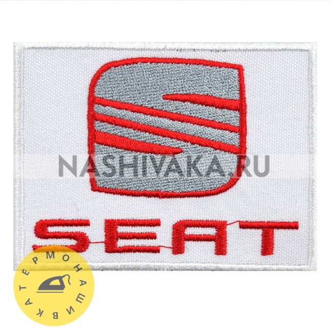 Нашивка Seat (215337), 65х85мм