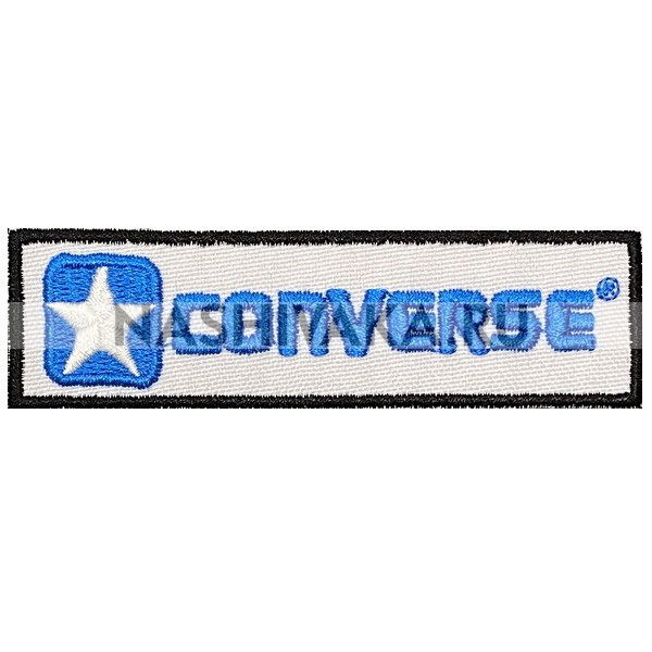 Нашивка Converse белая (200065), 25х90мм