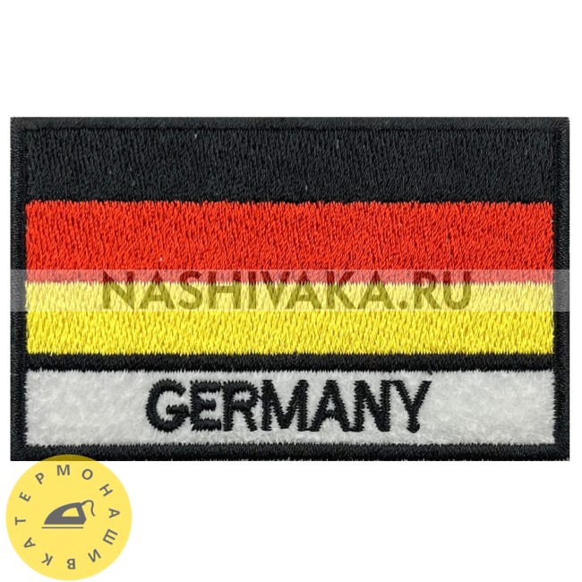Нашивка Флаг Германии (201845), 50х80мм