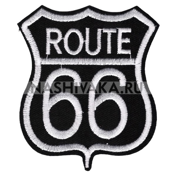 Нашивка Route 66 (201550), 75х65мм