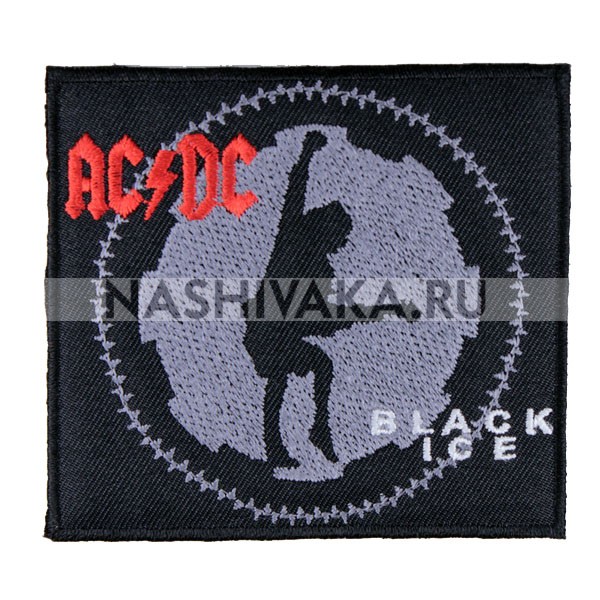Нашивка AC/DC - Black Ice (200530), 78х85мм