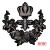 Нашивка Герб с короной (202038), 225х225мм