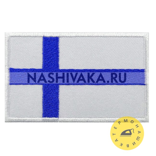 Нашивка Флаг Финляндии (202140), 50х80мм