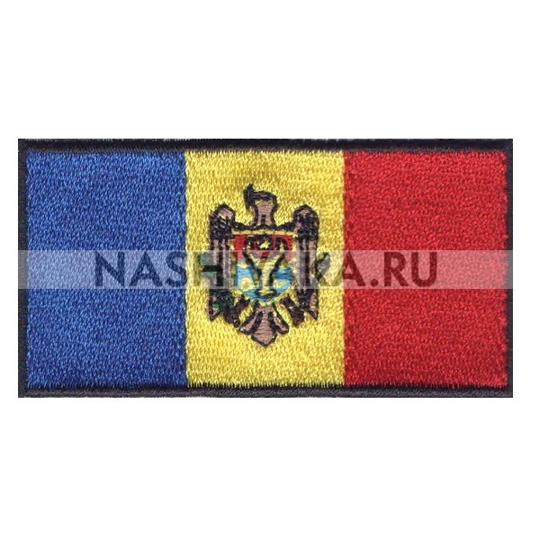 Нашивка Флаг Молдовы (202719), 40х75мм