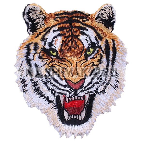Нашивка Тигр мал. (201554), 60х45мм