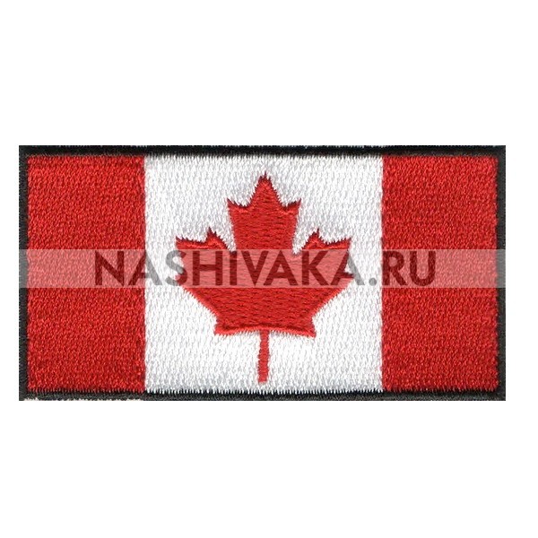 Нашивка Флаг Канады (201654), 40х75мм