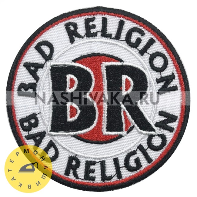 Нашивка Bad Religion (212152), 75х75мм