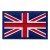 Нашивка Флаг Великобритании на липучке (201952), 50х80мм