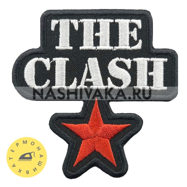 Нашивка The Clash (200034), 75х72мм