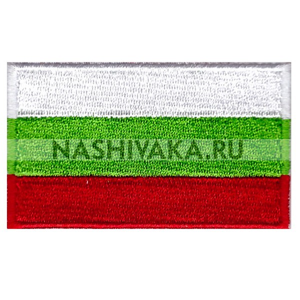 Нашивка Флаг Болгарии (20165), 40х70мм