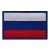 Нашивка Флаг России на липучке (201953), 50х80мм