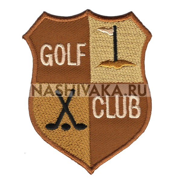 Нашивка Golf Club (202421), 80х65мм
