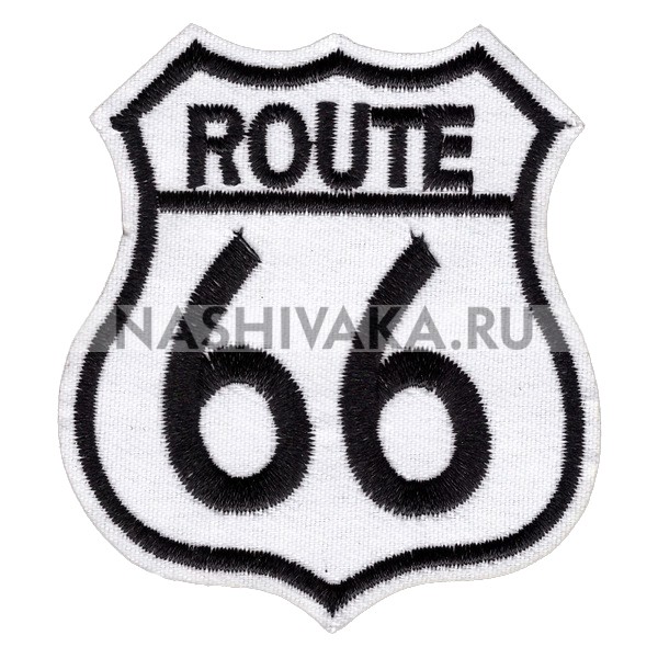 Нашивка Route 66 (201558), 78х67мм
