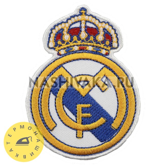 Нашивка FC Real Madrid (212157), 90х65мм