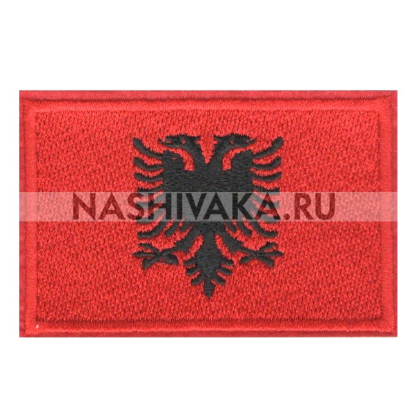 Нашивка Флаг Албании (202147), 50х80мм