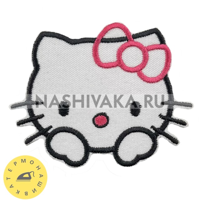 Нашивка Hello Kitty (202050), 70х85мм