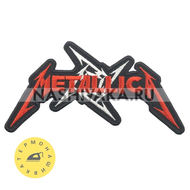 Нашивка Metallica (200743), 70х130мм