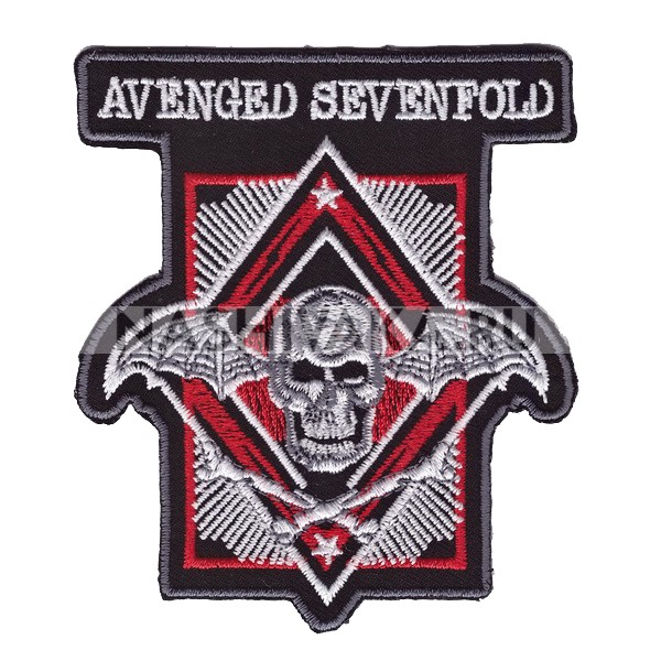 Нашивка Avenged Sevenfold (201382), 90х75мм