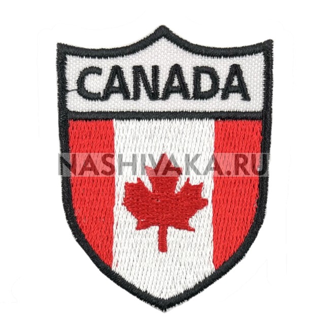 Нашивка Флаг Канады - Canada (200511), 60х45мм