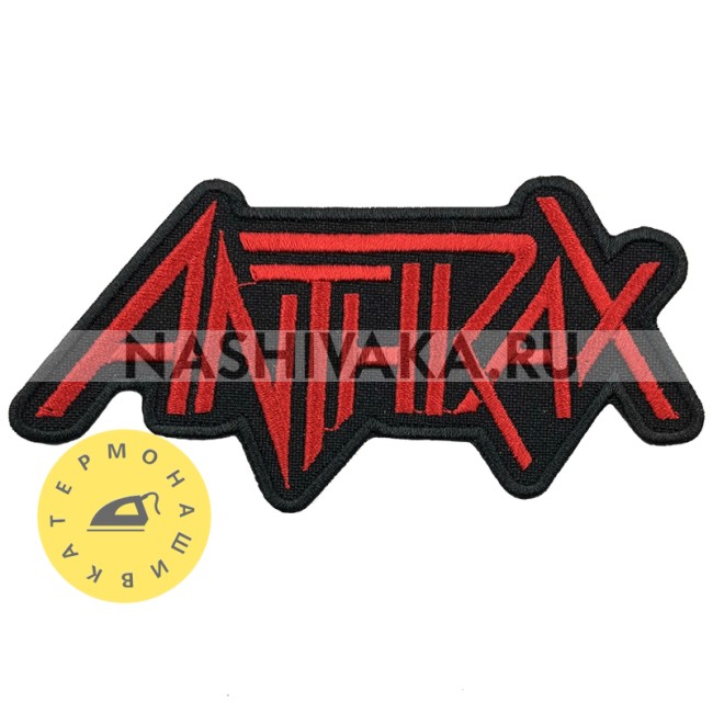 Нашивка Anthrax (200148), 55х110мм