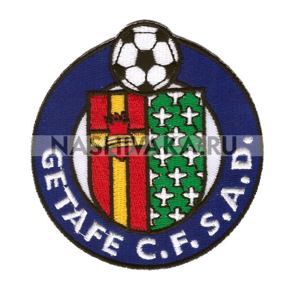 Нашивка Getafe C.F.S.A.D. (201035), 80х75мм