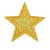 Нашивка Звезда золотая (200448), 65х65мм