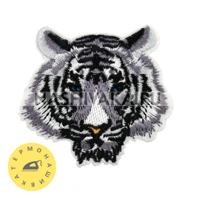 Нашивка Тигр малый (215361), 60х65мм