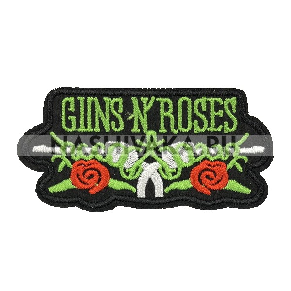 Нашивка Guns N Roses (200649), 35х75мм