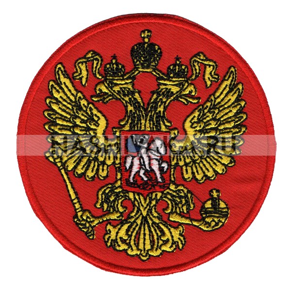 Нашивка Герб России (202738), 90х90мм