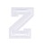 Нашивка Буква "Z" (200352), 50х40мм