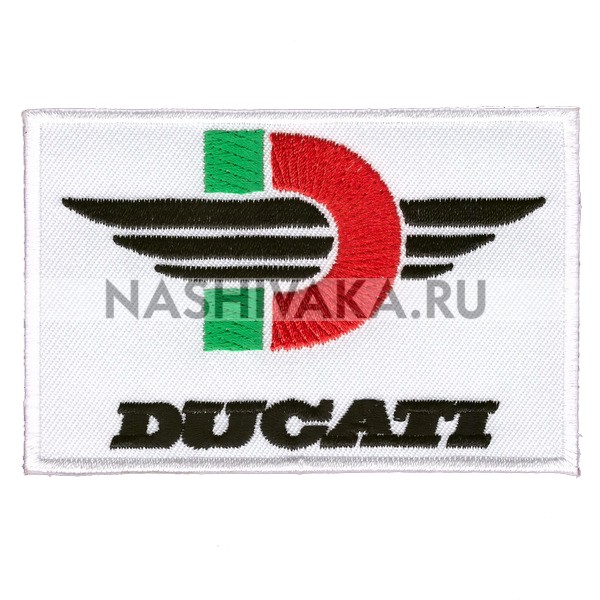 Нашивка Ducati (201291), 65х95мм