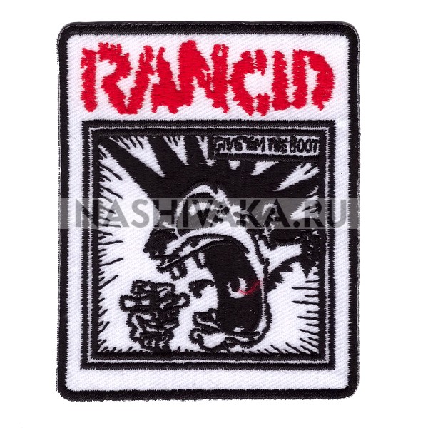 Нашивка Rancid (201391), 80х62мм