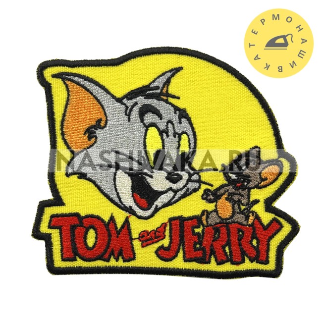 Нашивка Tom And Jerry (201674), 80х90мм