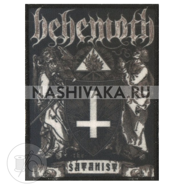 Нашивка с рисунком Behemoth - Satanist (100005), 85х120мм