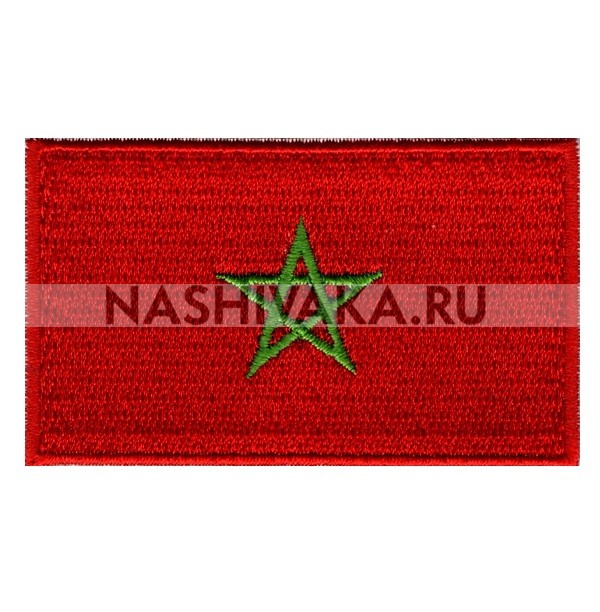 Нашивка Флаг Марокко (202541), 38х64мм