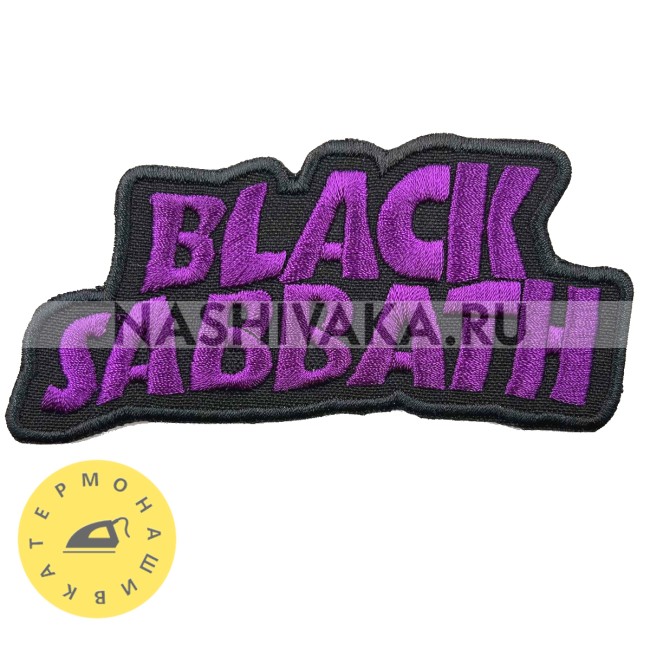 Нашивка Black Sabbath (200657), 50х105мм
